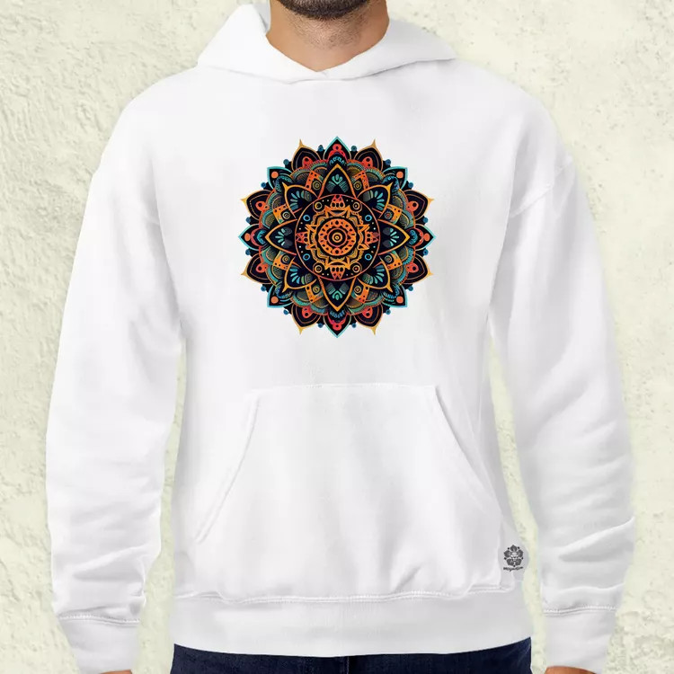 Vektor mandala férfi pulóver