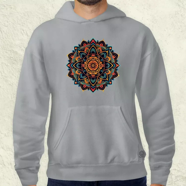 Vektor mandala férfi pulóver