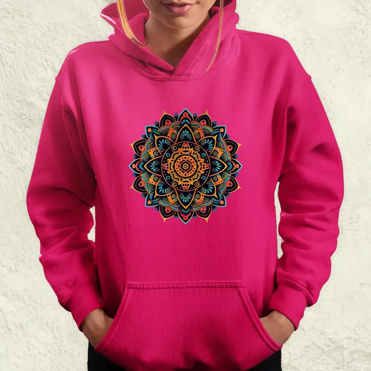 Vektor mandala női pulóver