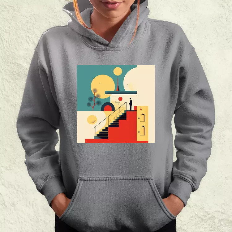 Világunk absztrakt v2 női pulóver