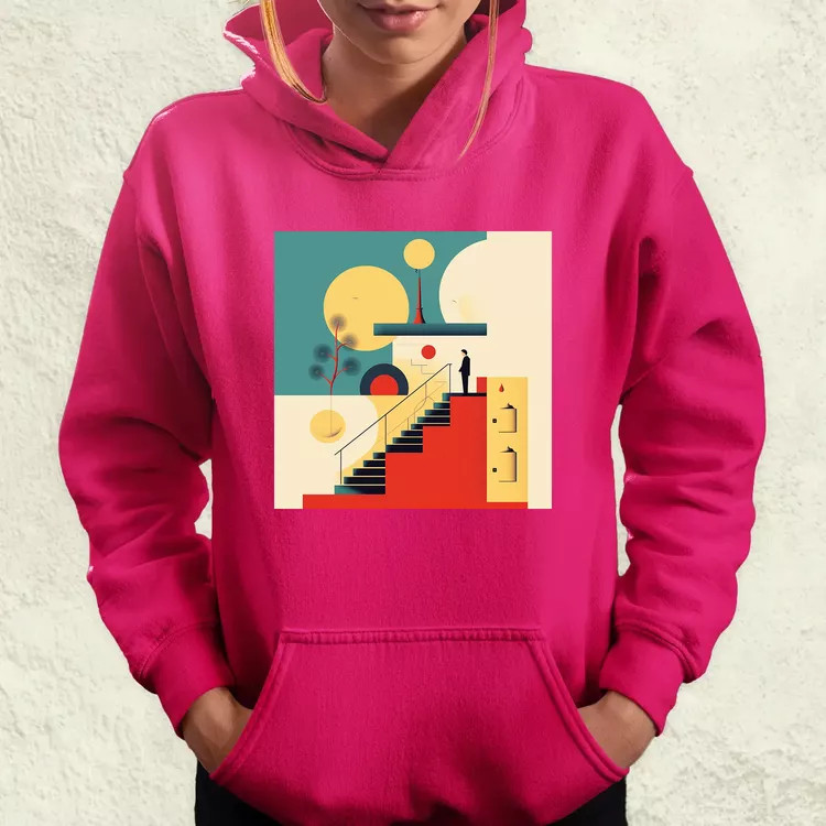 Világunk absztrakt v2 női pulóver