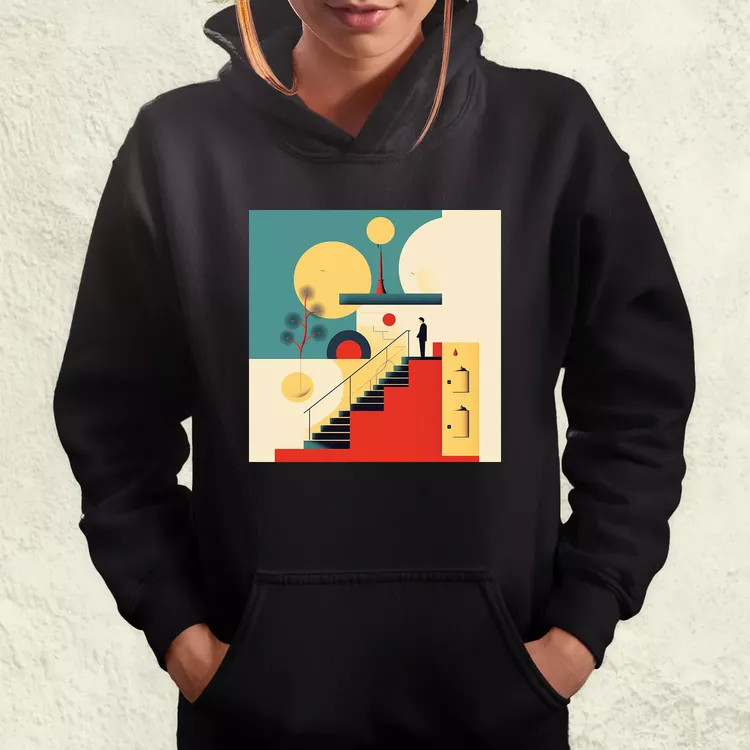 Világunk absztrakt v2 női pulóver