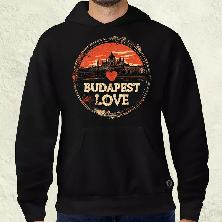 Budapest LOVE v1 férfi pulóver
