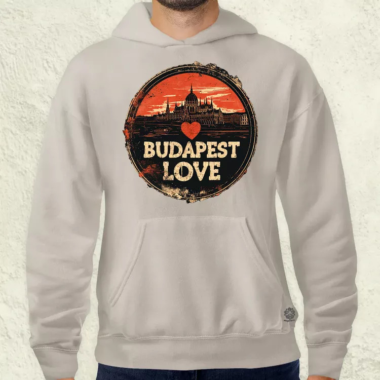 Budapest LOVE v1 férfi pulóver