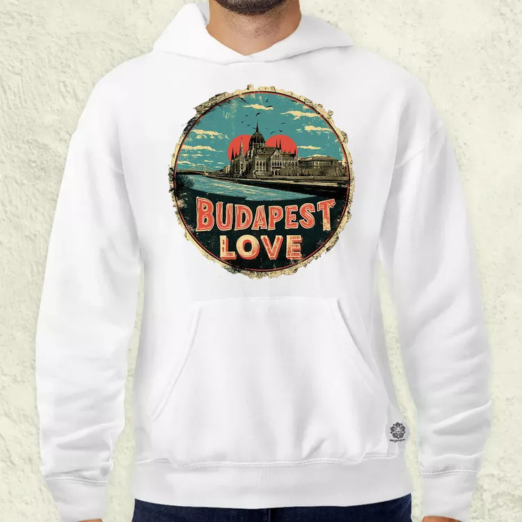 Budapest LOVE v2 férfi pulóver