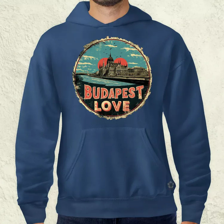 Budapest LOVE v2 férfi pulóver