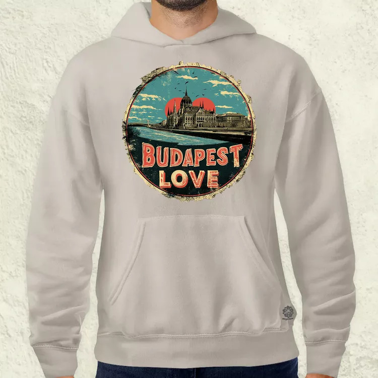 Budapest LOVE v2 férfi pulóver