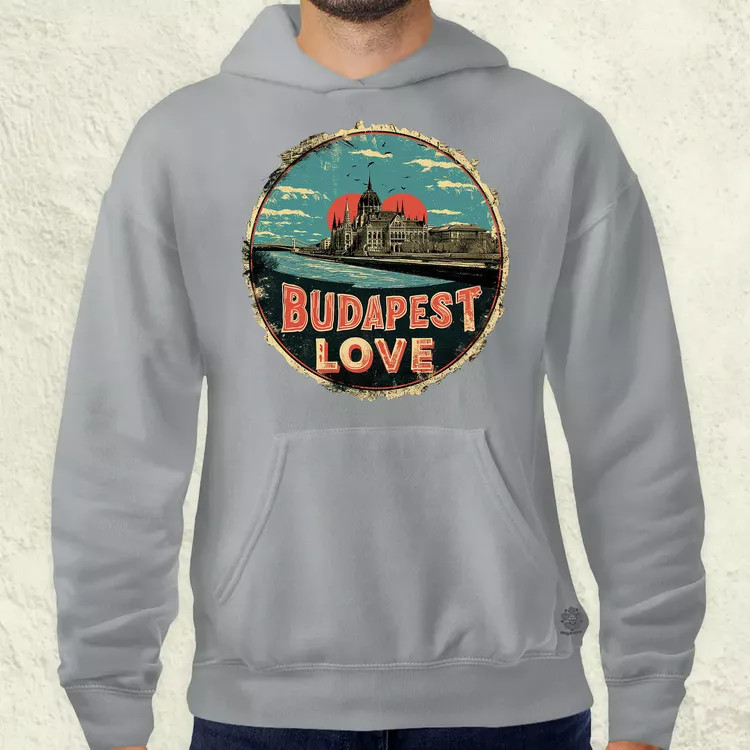 Budapest LOVE v2 férfi pulóver