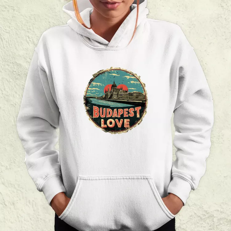 Budapest LOVE v2 női pulóver