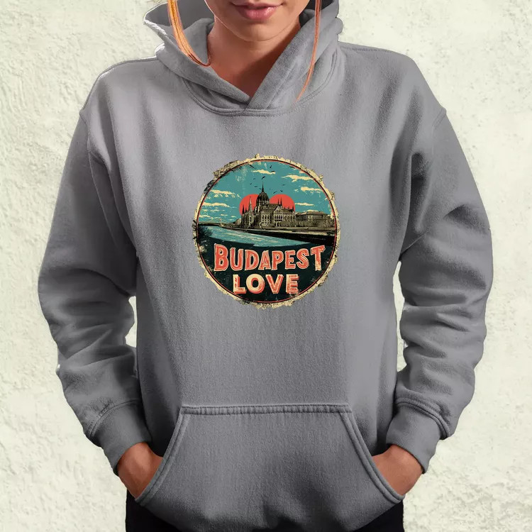 Budapest LOVE v2 női pulóver