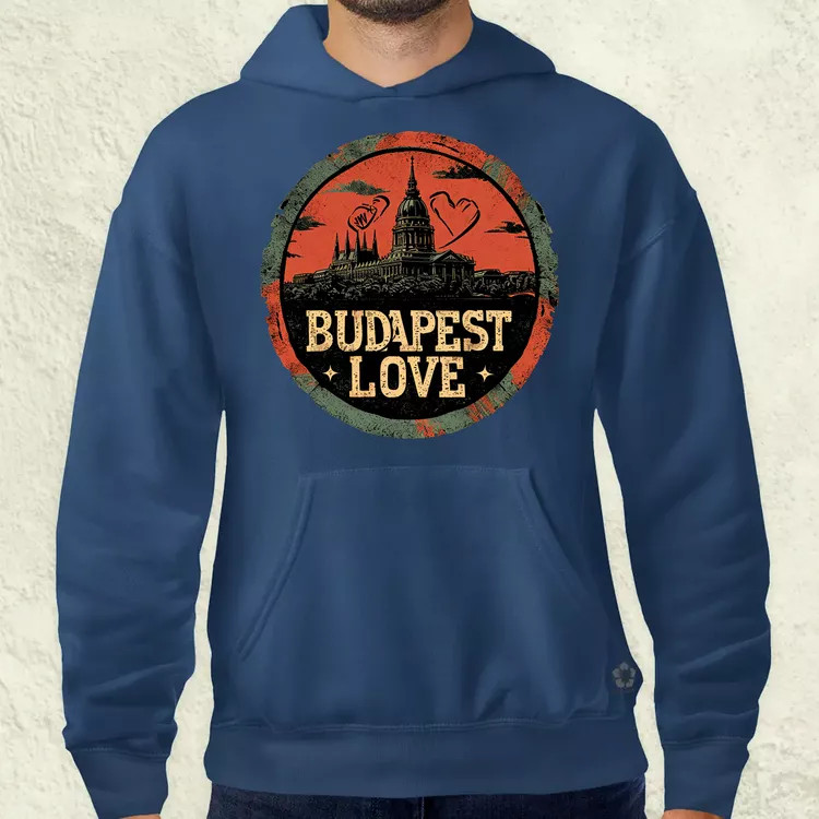 Budapest LOVE v3 férfi pulóver