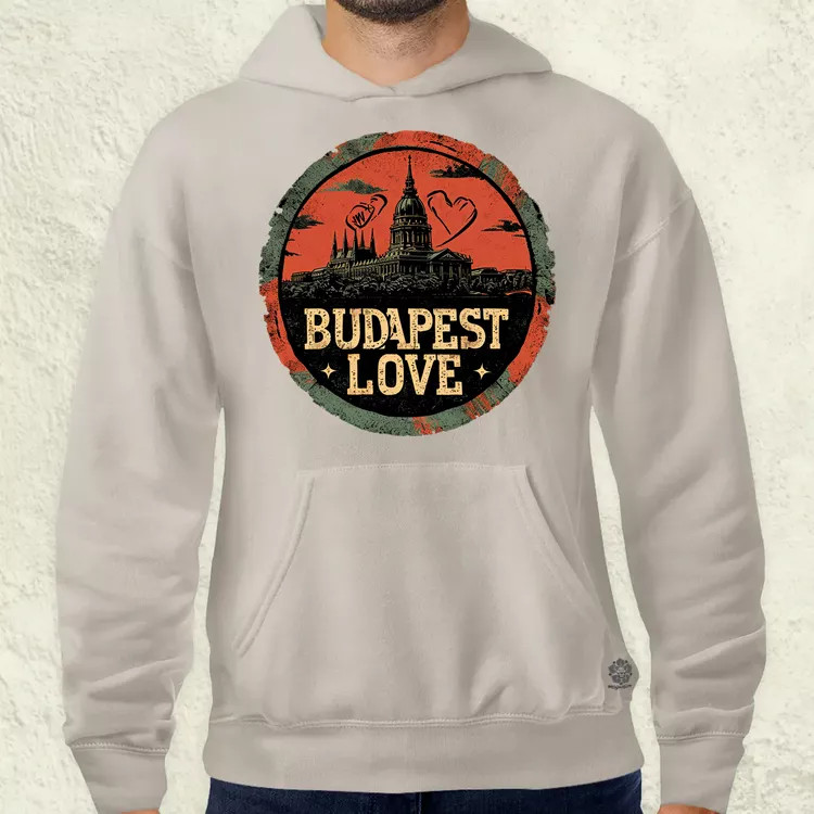 Budapest LOVE v3 férfi pulóver