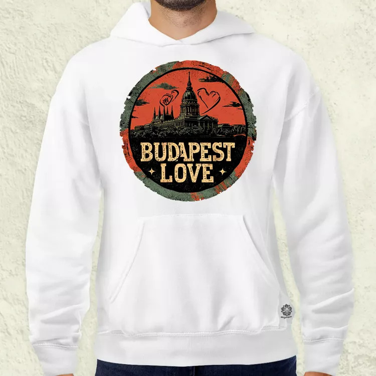 Budapest LOVE v3 férfi pulóver