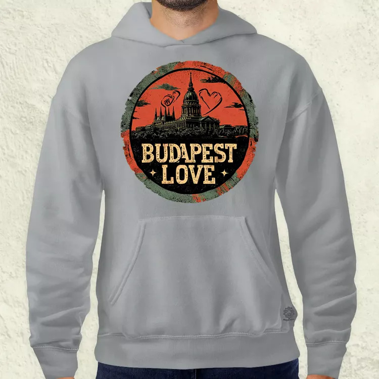 Budapest LOVE v3 férfi pulóver