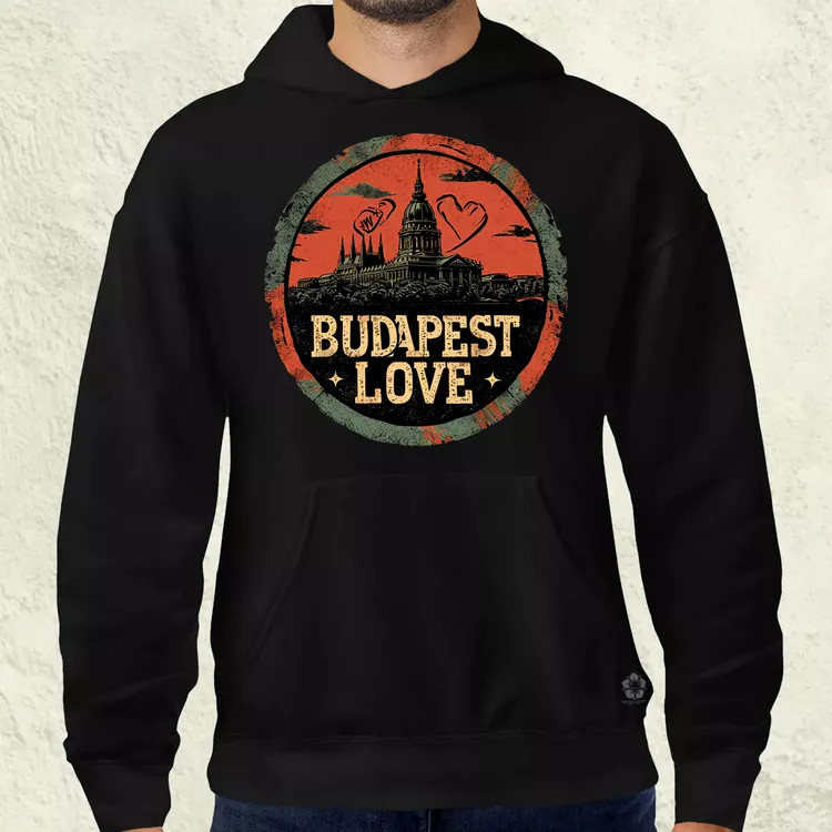 Budapest LOVE v3 férfi pulóver