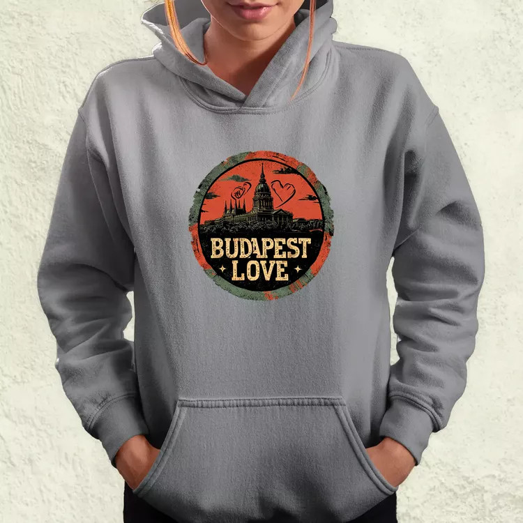 Budapest LOVE v3 női pulóver