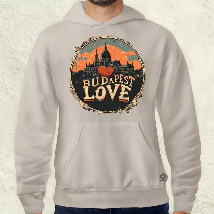 Budapest LOVE v4 férfi pulóver