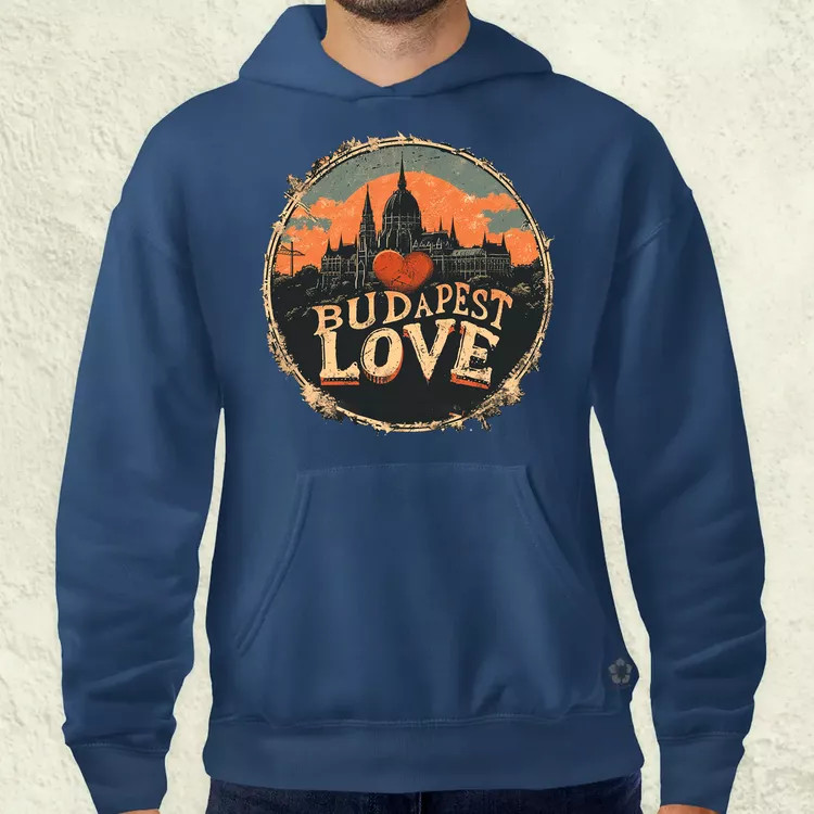 Budapest LOVE v4 férfi pulóver