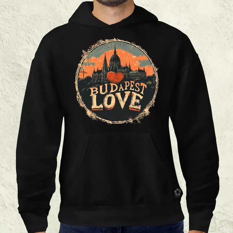 Budapest LOVE v4 férfi pulóver