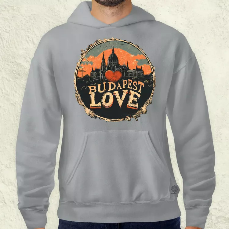 Budapest LOVE v4 férfi pulóver