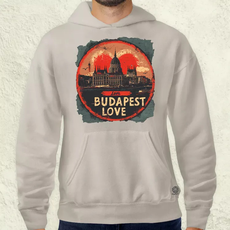 Budapest LOVE v5 férfi pulóver