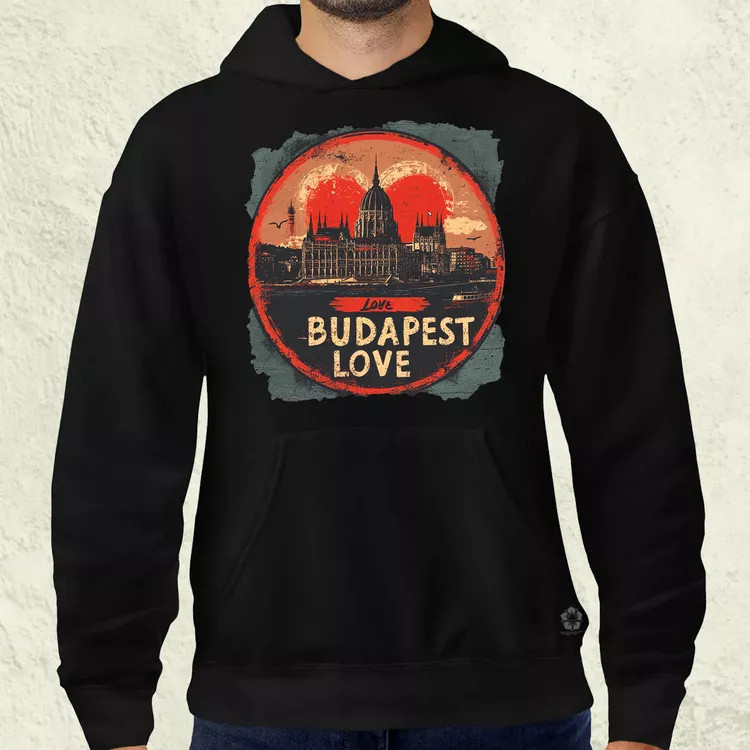 Budapest LOVE v5 férfi pulóver
