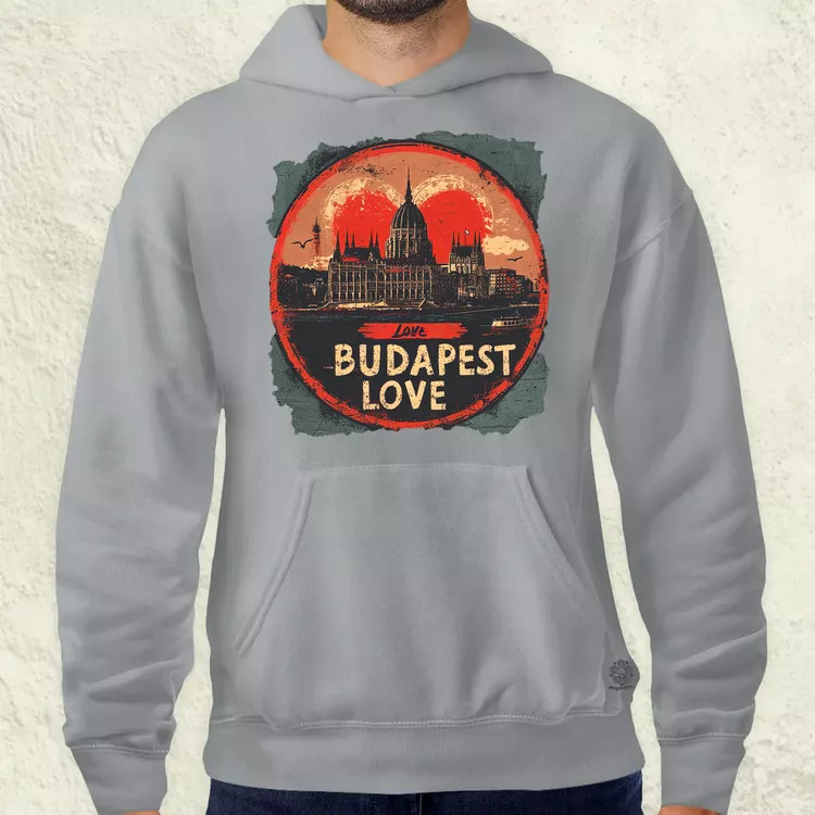 Budapest LOVE v5 férfi pulóver