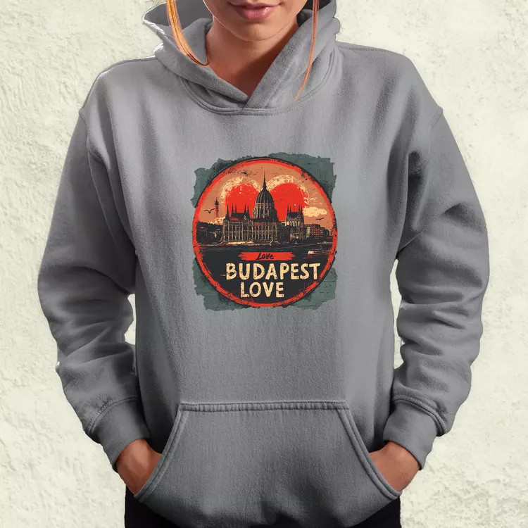 Budapest LOVE v5 női pulóver
