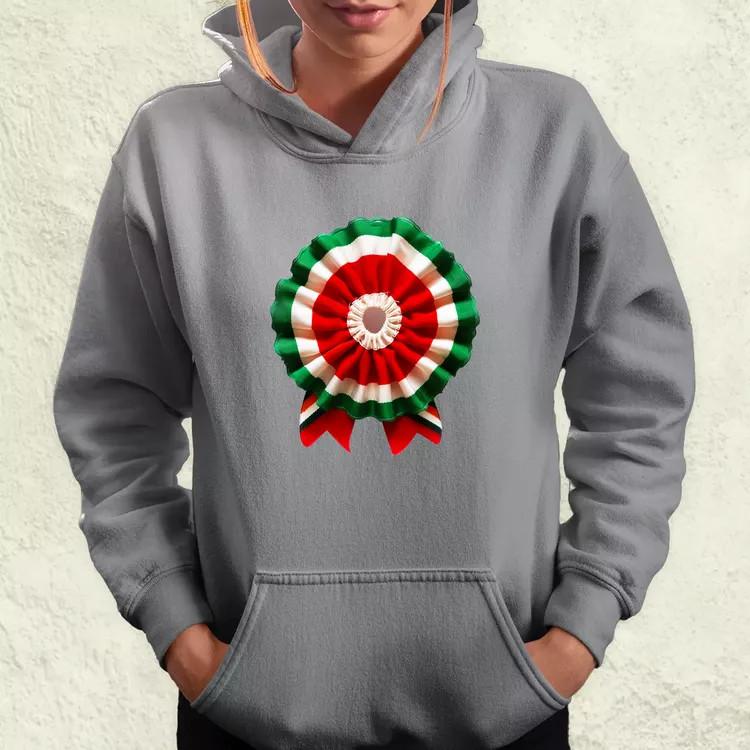 Magyar kokárda fantázia v14 zseb női pulóver