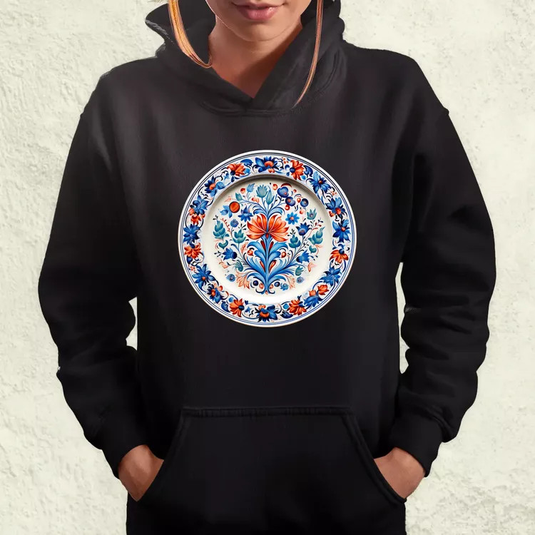 Magyar népi porcelán v4 női pulóver