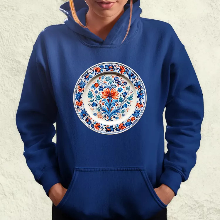 Magyar népi porcelán v4 női pulóver