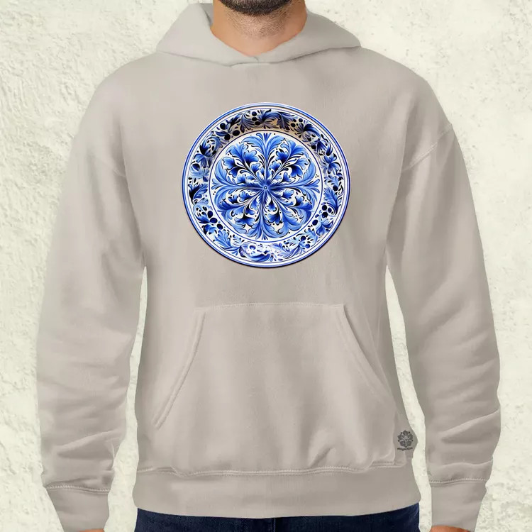 Magyar népi porcelán v7 férfi pulóver