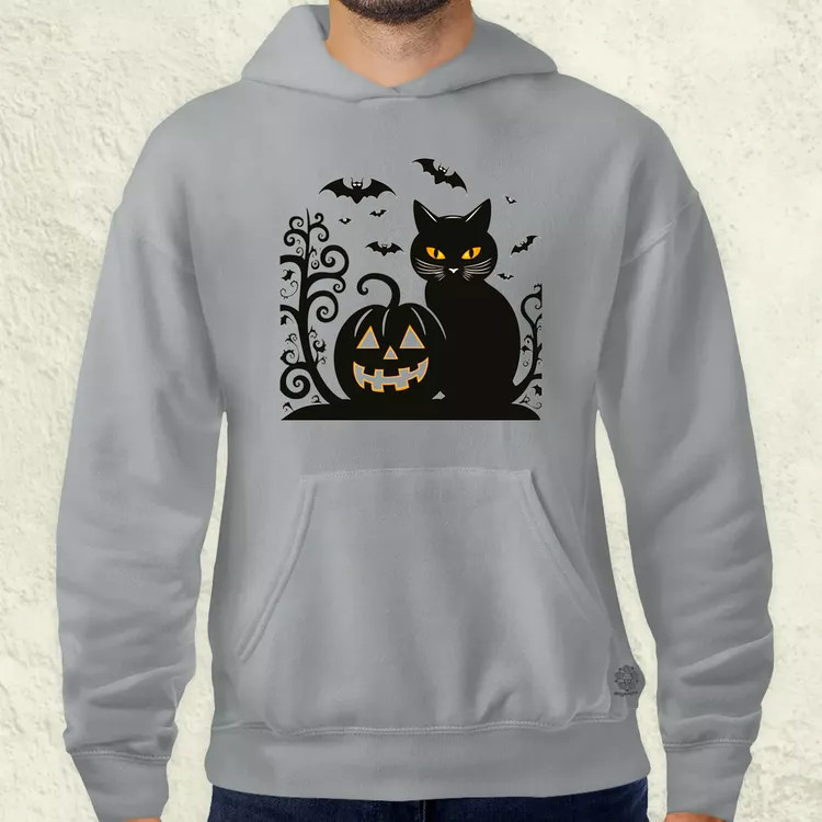 Halloween macsek v1 férfi pulóver
