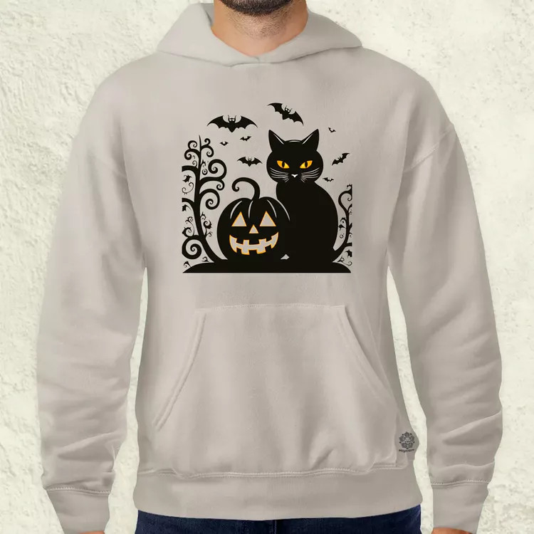 Halloween macsek v1 férfi pulóver