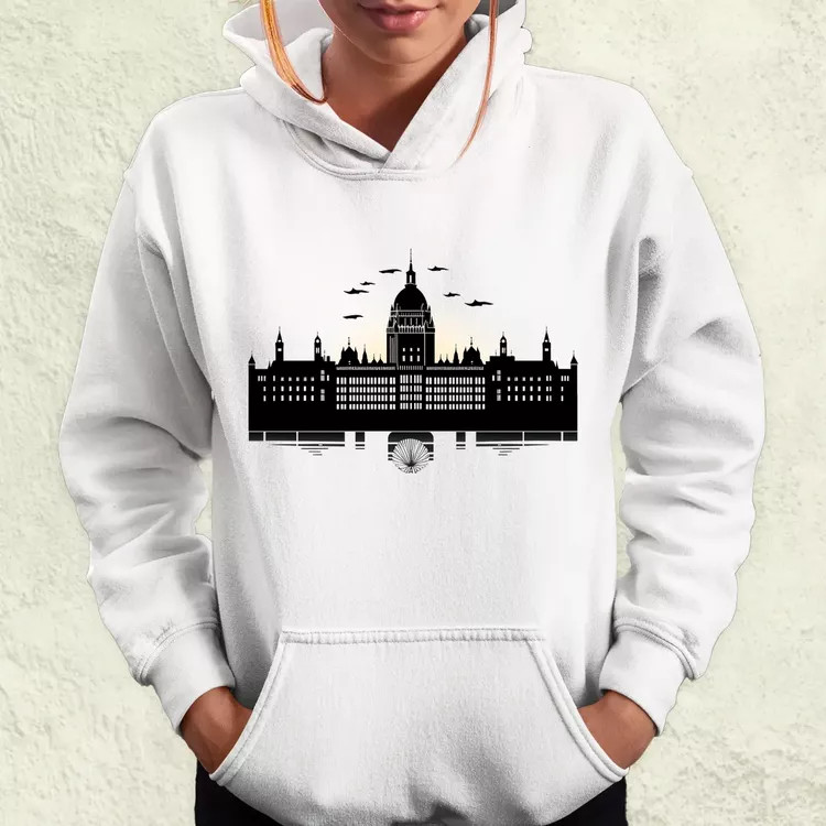 Minimál Budapest Parlament v3 női pulóver