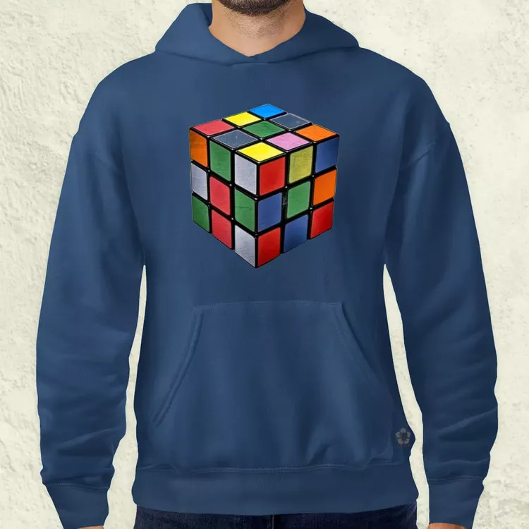 Rubik kocka férfi pulóver