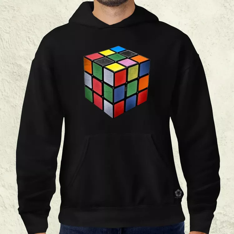 Rubik kocka férfi pulóver