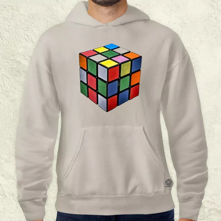 Rubik kocka férfi pulóver