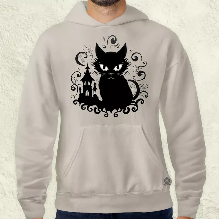 Halloween macsek v2 férfi pulóver