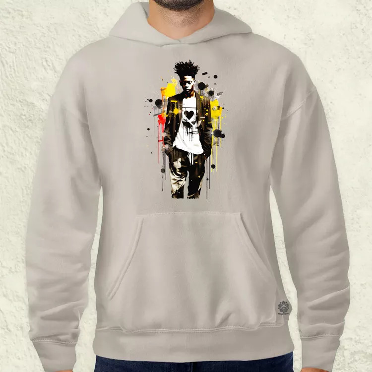 Basquiat béke és szeretet v4 férfi pulóver