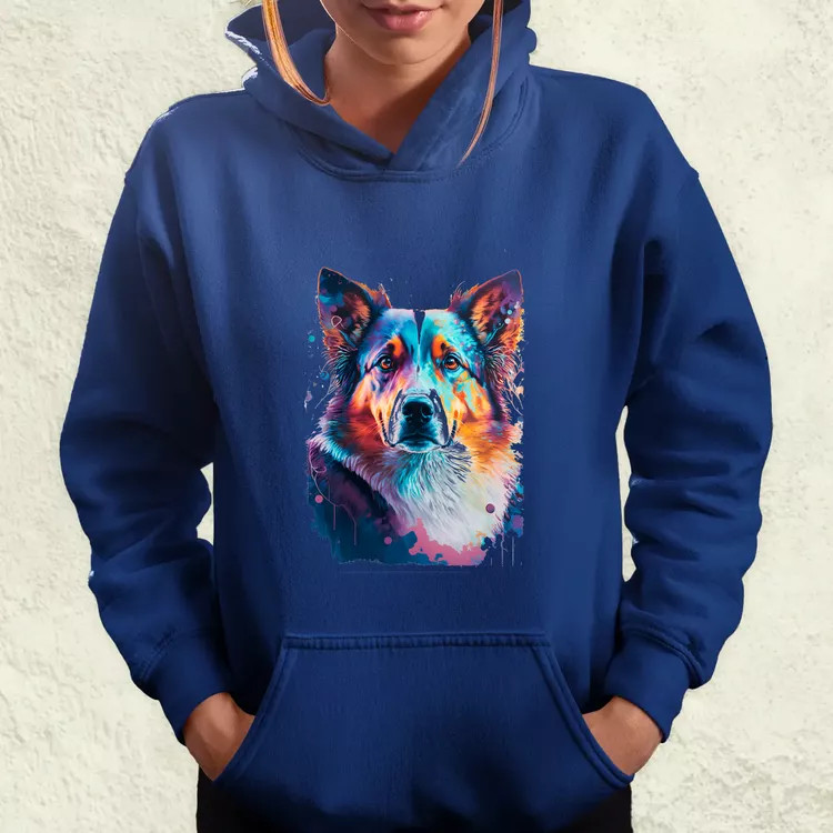 Border collie rajz v1 női pulóver