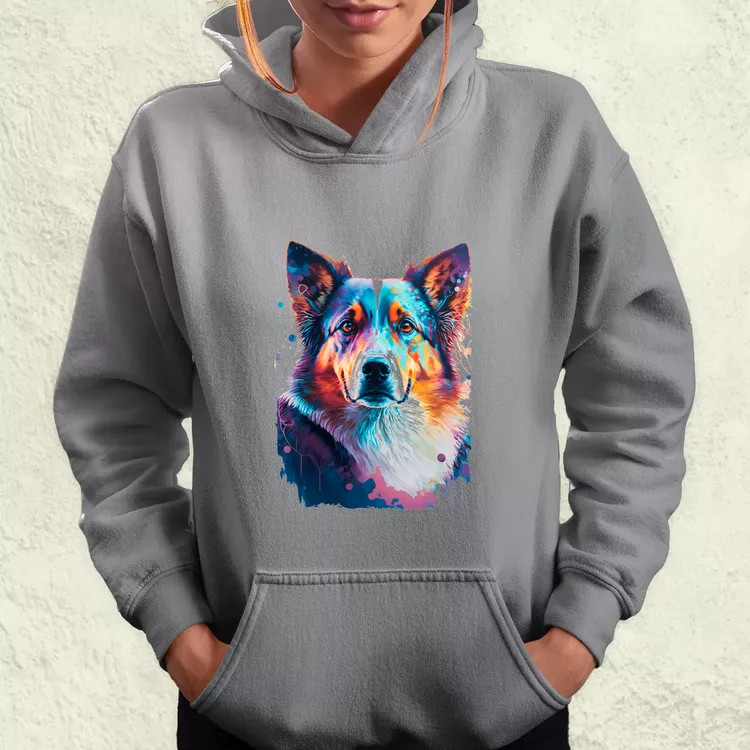 Border collie rajz v1 női pulóver