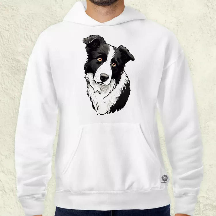 Border Collie v2 férfi pulóver