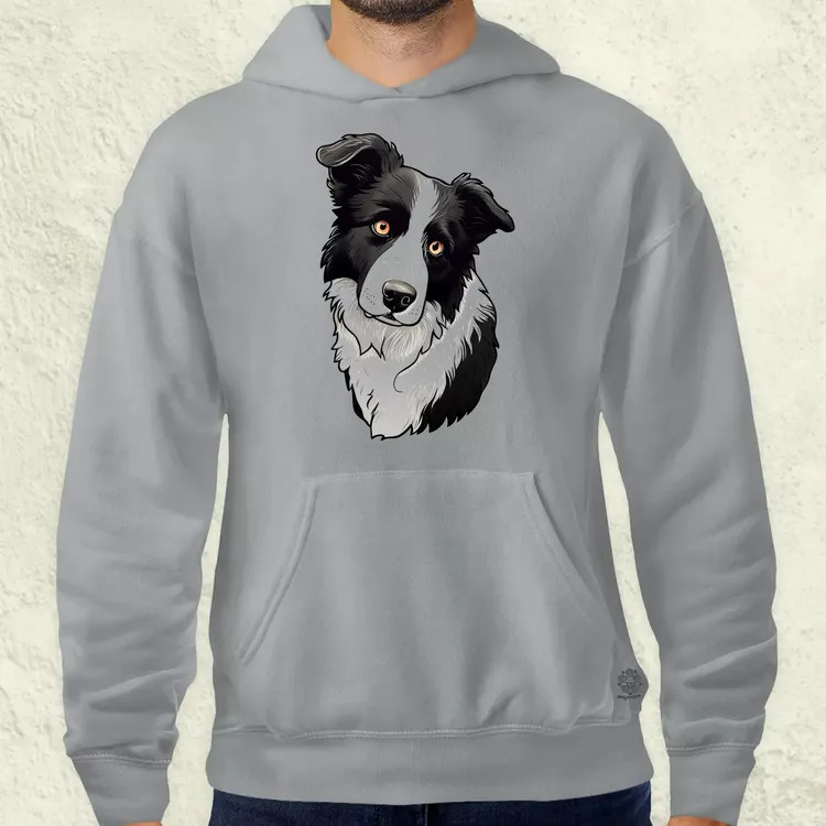 Border Collie v2 férfi pulóver