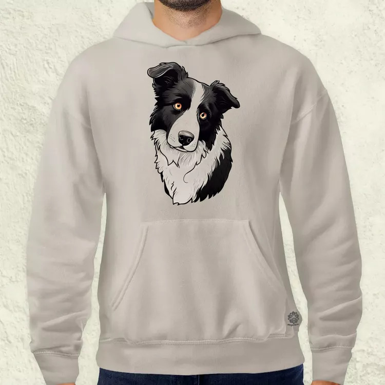 Border Collie v2 férfi pulóver