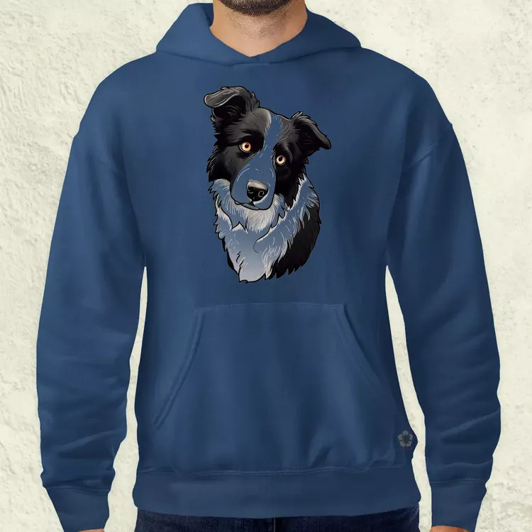 Border Collie v2 férfi pulóver