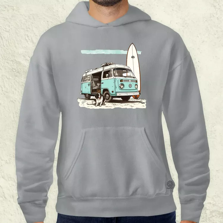 Campervan vibe v1 férfi pulóver