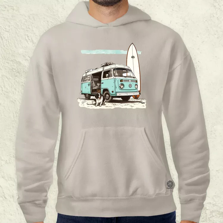 Campervan vibe v1 férfi pulóver