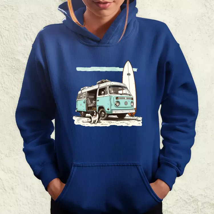 Campervan vibe v1 női pulóver