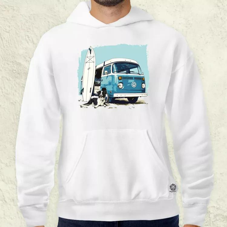 Campervan vibe v2 férfi pulóver